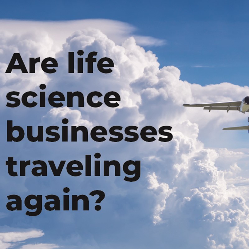 Are life science businesses traveling again?
